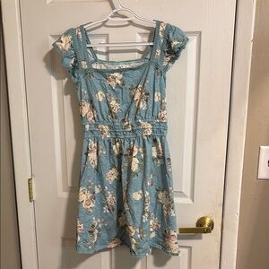 Maurices Blue Floral Mini Dress